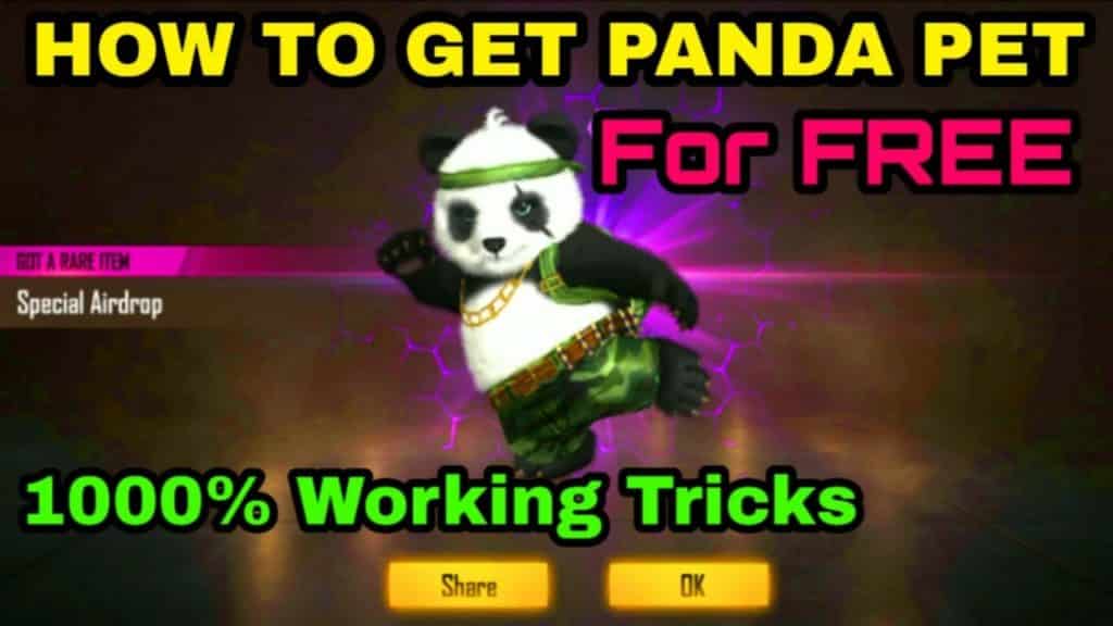 How To Get Free Panda Pet In Free Fire Pointofgamer
