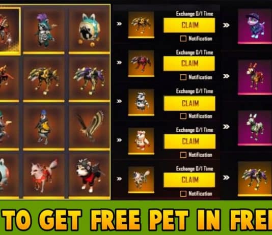 How To Get Free Pet In Free Fire