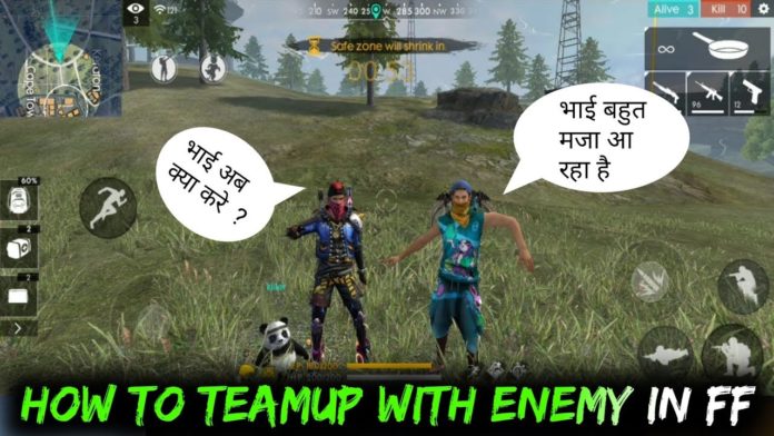 How To Team Up With Enemy In Garena Free Fire || I Teamup With Indian Enemy,How to make enemy teammate, How to team up with enemy in free fire, Dushman se dosti kaise kare free fire, Dushman ko dost kaise banaye free fire, How to make enemy into friend, How to teamup with enemy, What is teamup in garena free fire, How to change enemy into friend garena free fire, Tips and tricks for teamup with enemy, Tips and tricks for team up with enemy free fire