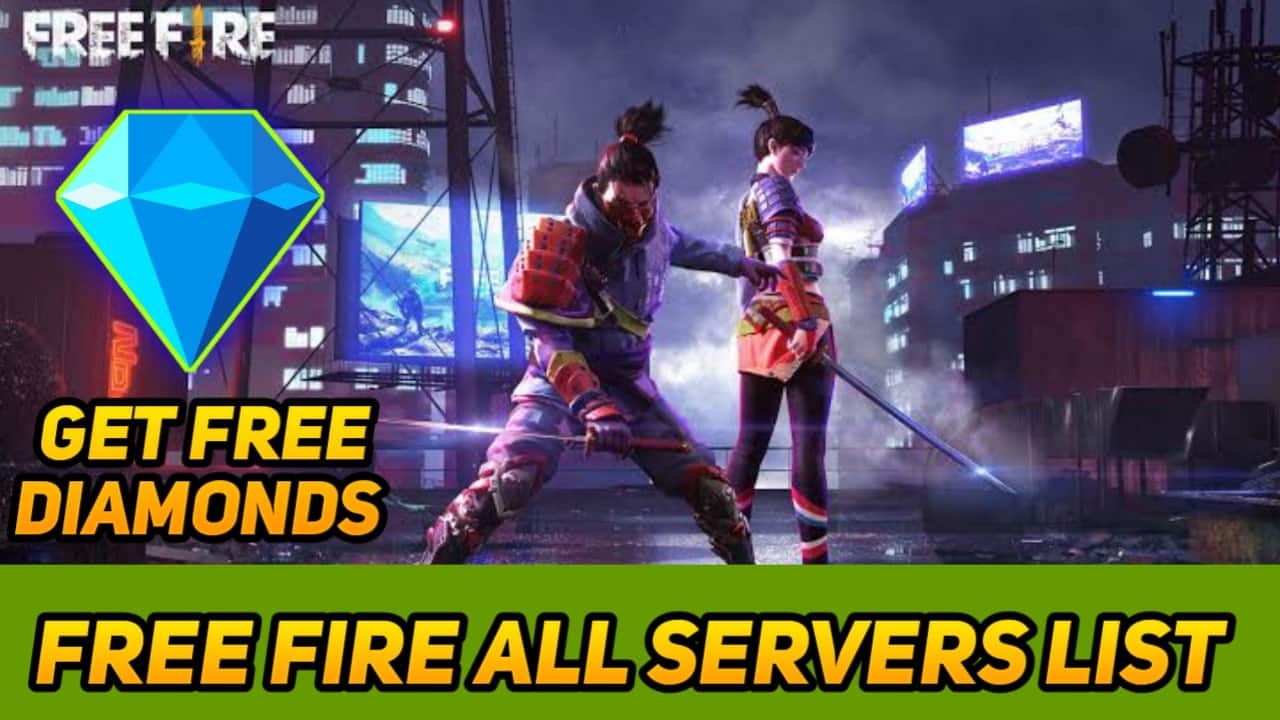 Free Fire All Servers List 2021 Get Free Diamonds Pointofgamer - fire server roblox