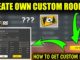 how to create a custom room in free fire