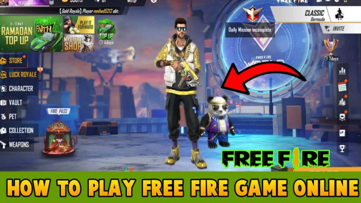 Play Free Fire Game Online: Free Fire Online Play - POINTOFGAMER