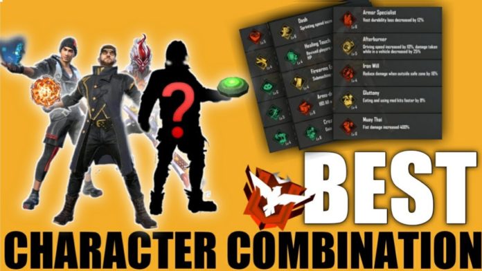 Best Character Skill Combination For Free fire, best character skill combination for Free fire 2021, best character Combination In Free fire , best free fire character Combination , free fire 2021 ,