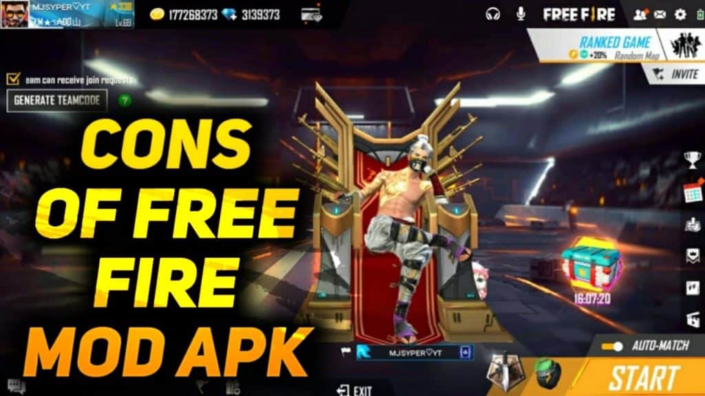 free fire hack mod apk unlimited diamonds download
