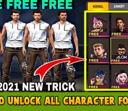 How to get All Characters For Free In Free fire, how to Unlock All Characters In Free fire For Free , free fire all characters unlock , how to get All Character in Garena free fire for Free , how to Get free characters In Free fire 2021