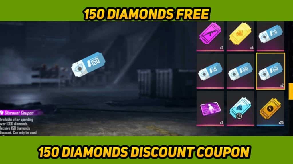 How to Use 150 Diamonds discount coupon