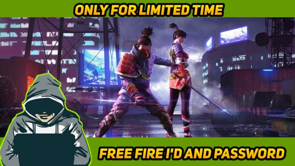 free fire id and password