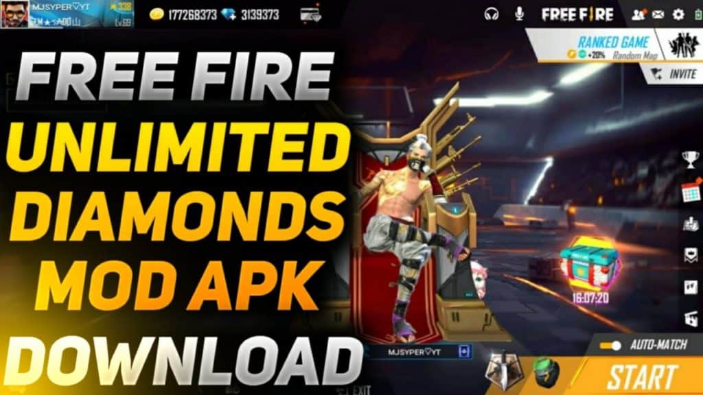 free fire mod apk unlimited diamonds download 2021 POINTOFGAMER