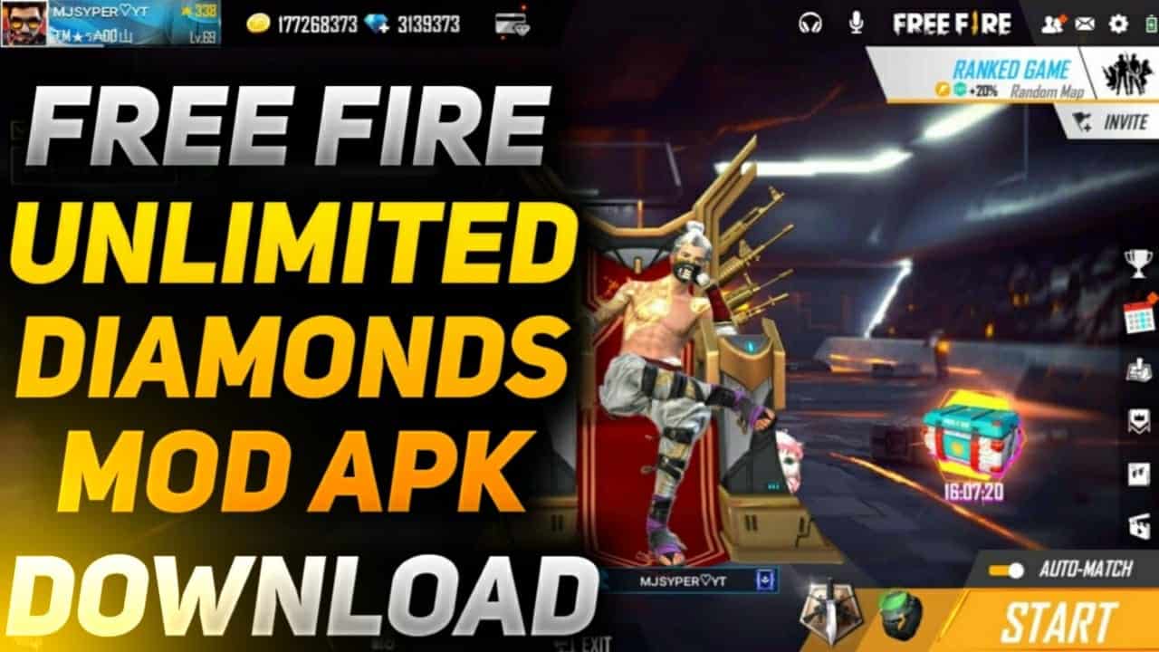 free fire apk hack mod unlimited diamond