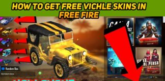 How to Get Free Vehicle skins In free fire