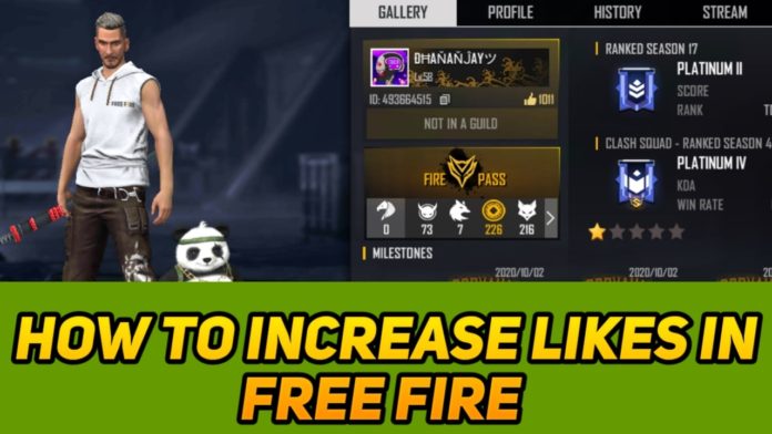 How to Increase Likes In Free fire