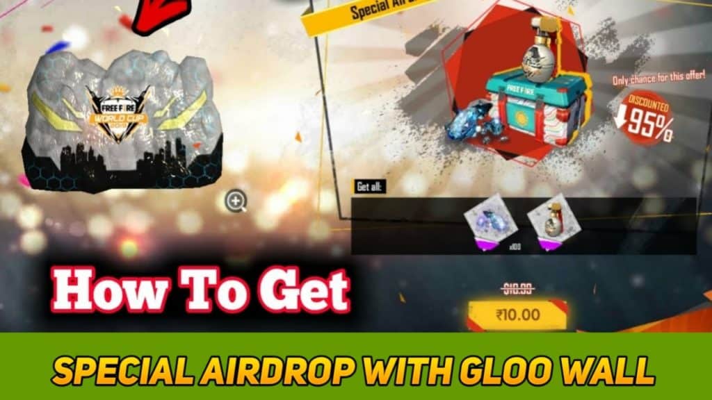 Special airdrop with Gloo wall, how to get Special airdrop with Gloo wall, how to get Special airdrop with FFWC Gloo wall