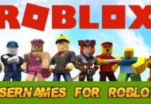 usernames for roblox