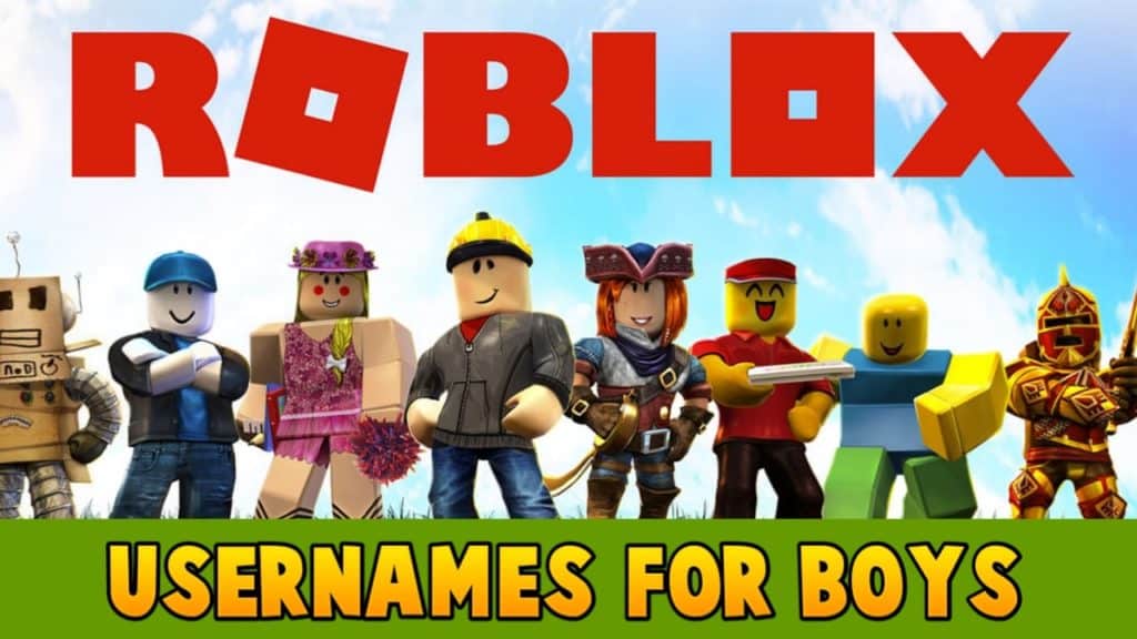 Roblox usernames for boys