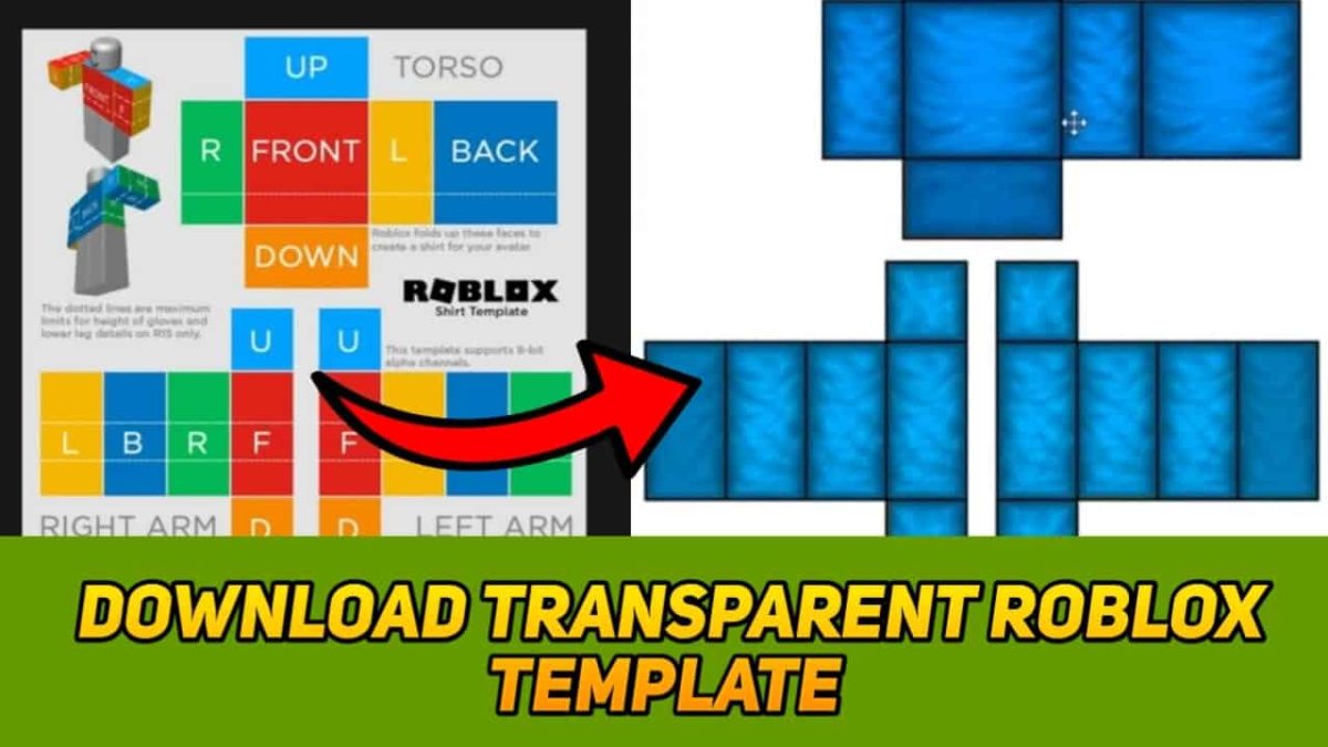 Download Roblox Transparent Shirt Template Pointofgamer - transparent template for roblox shirt