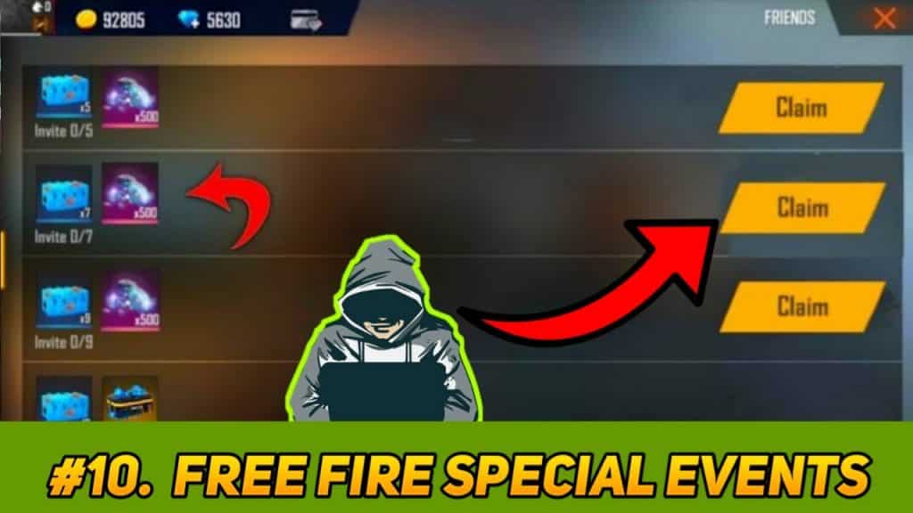 free fire latest events trick to generate 99999+ unlimited diamonds