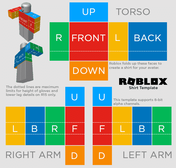 Download Roblox Transparent Shirt Template Pointofgamer - roblox how to make transparent block