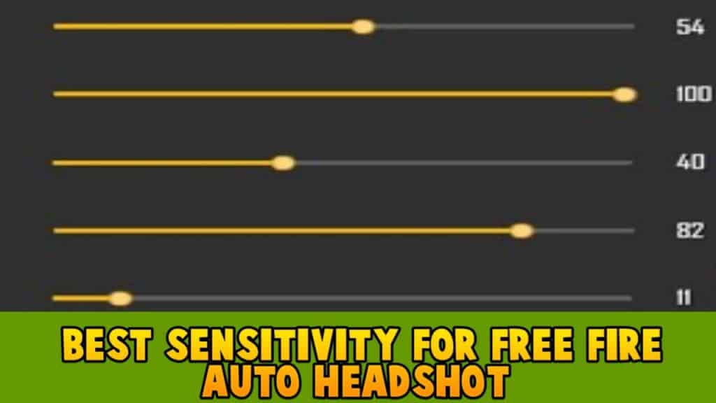 Best sensitivity for free fire auto headshot