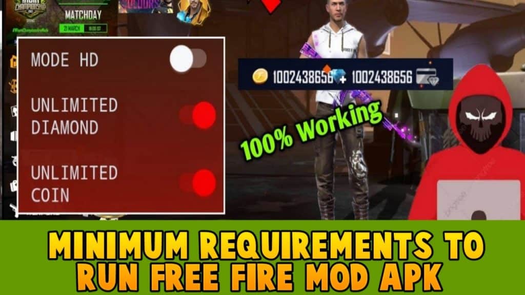 Minimum Requirements to Run Free Fire Mod APK