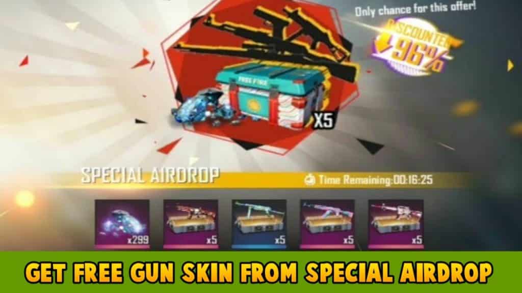 Get Free Gun skins from Special Airdrop