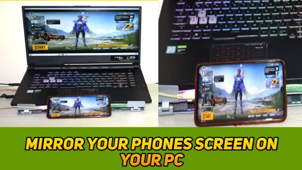 Mirror Your Phones screen On Your Pc And Play Free Fire without Emulator