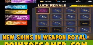 New Gun skins In Weapon Royal