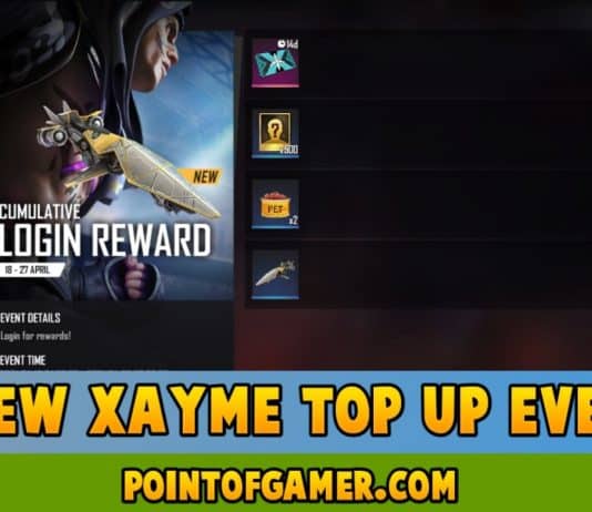 New Xayme Top Up Event