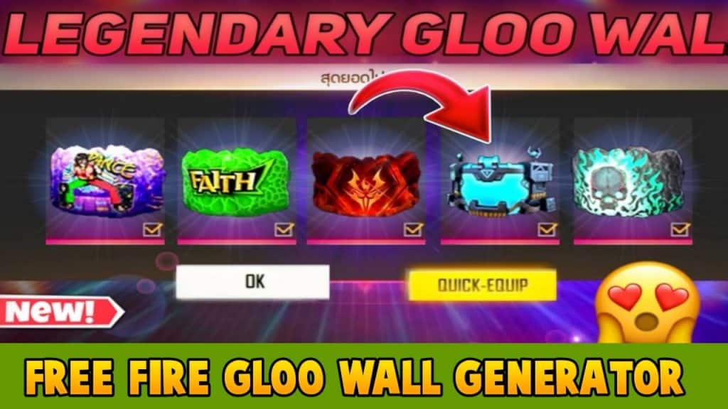 free fire gloo wall generator