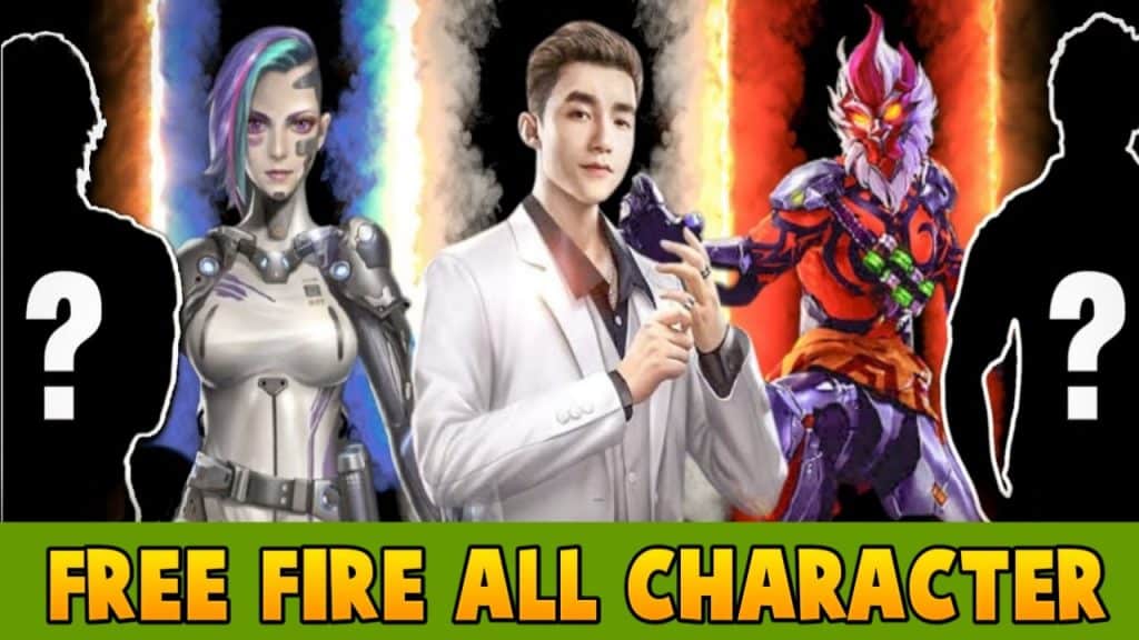 Free fire all character