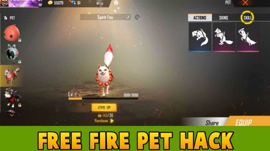 Free fire pet hack