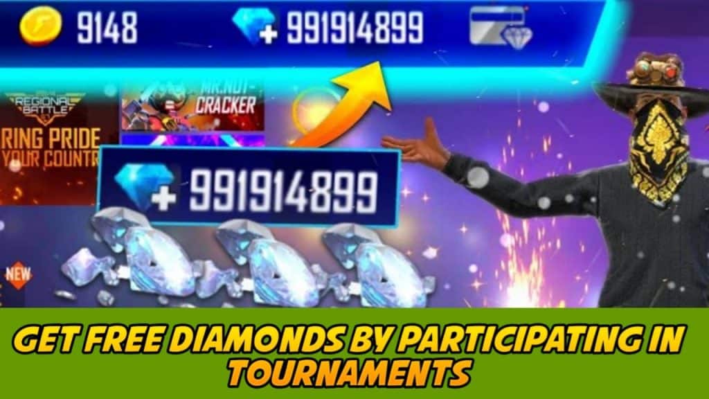 Get free diamonds by participating in tournaments