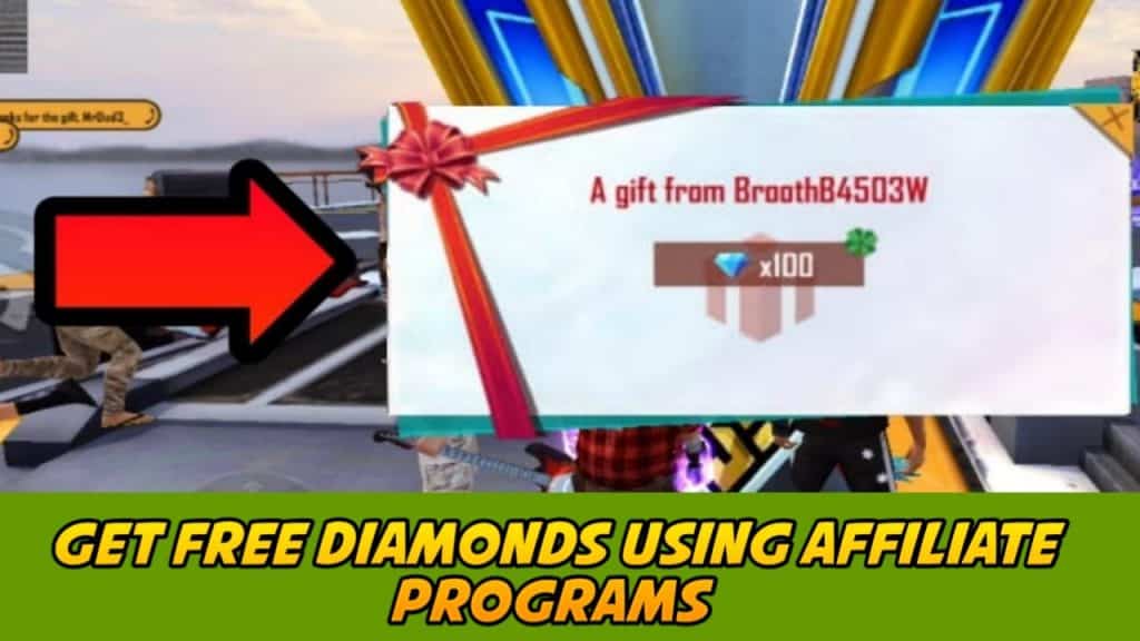 Get free diamonds using affiliate programs