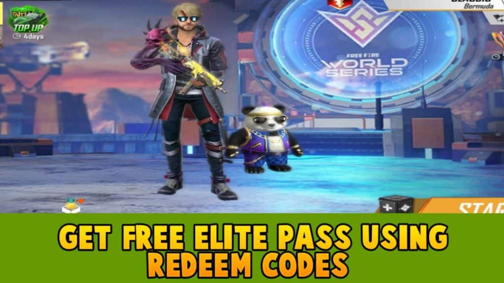 Get free elite pass using redeem codes