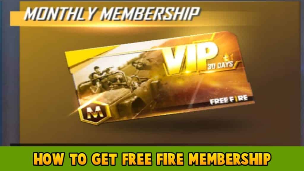 How To Get Free Fire Membership
