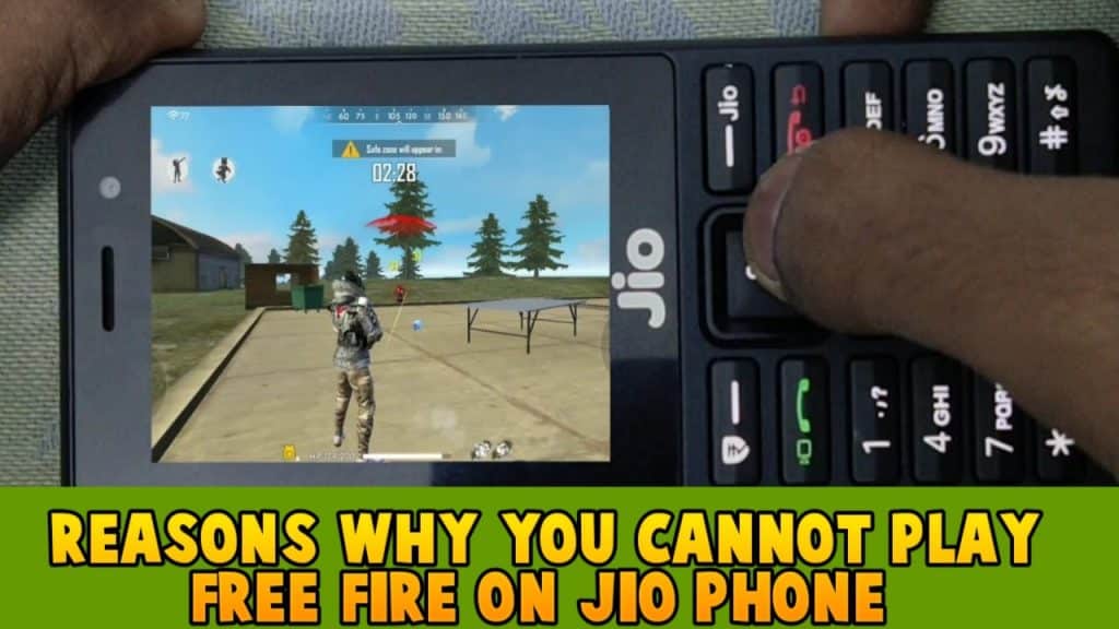 Reasons why You cannot play free fire On JIO phone free fire game download play store jio phone