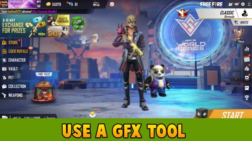 Use a GFX tool