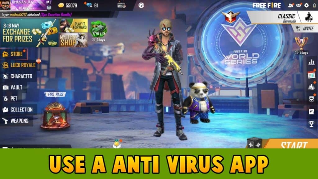 Use an Anti virus app