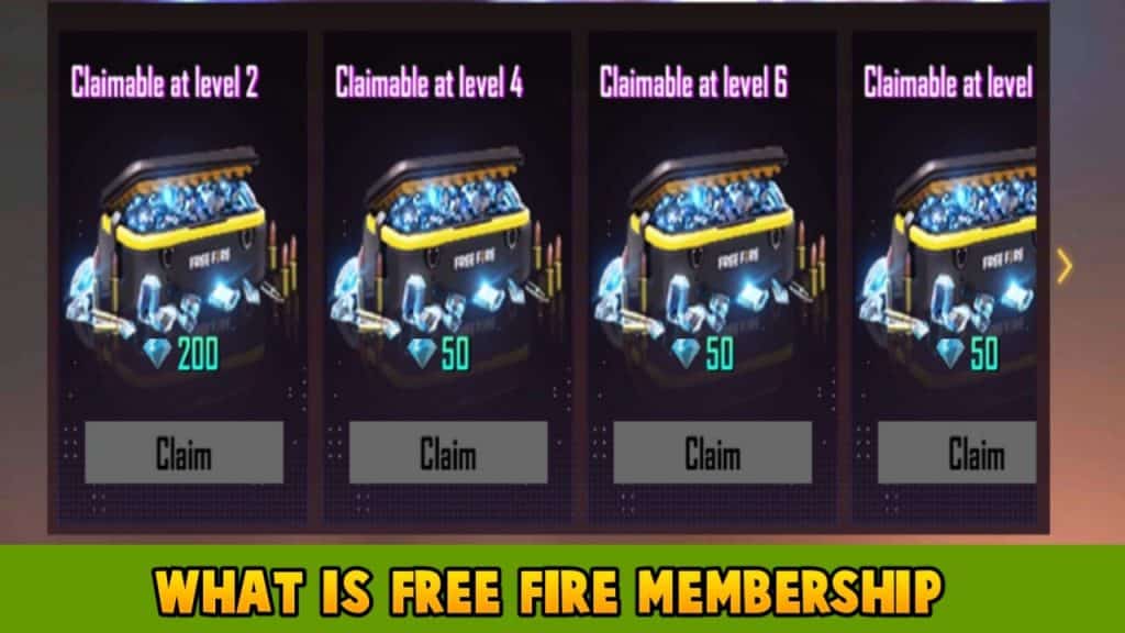 What is free fire membership