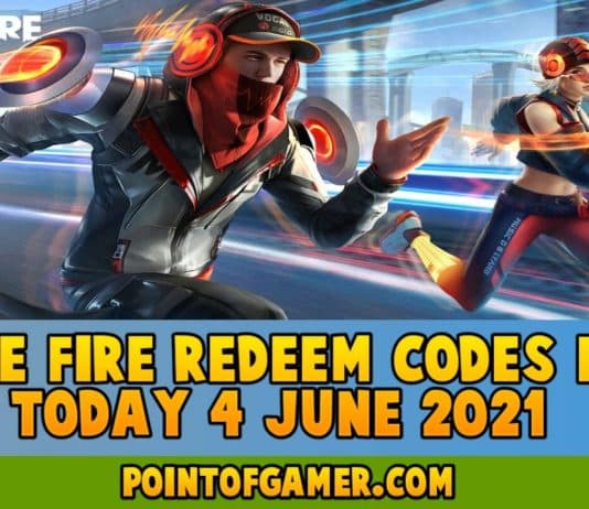 Free Fire Redeem codes For Today 4 June 2021