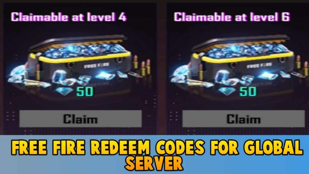 Free Fire redeem code for Global server 4 May 2021