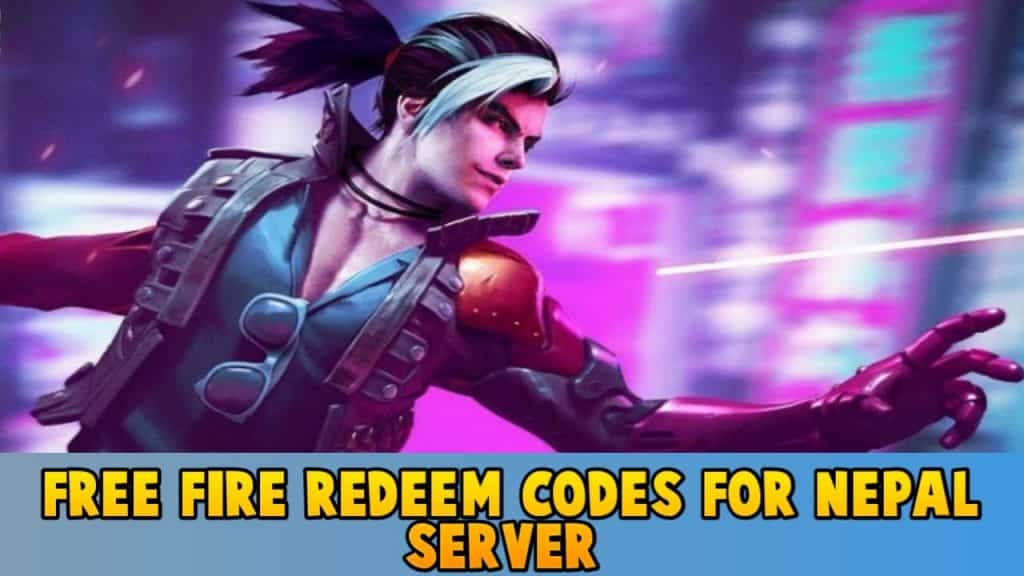 Free Fire redeem code for Nepal server 7 June 2021