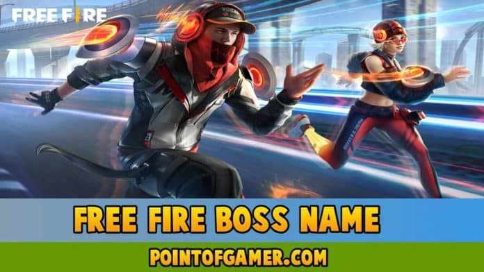 Free fire name boss