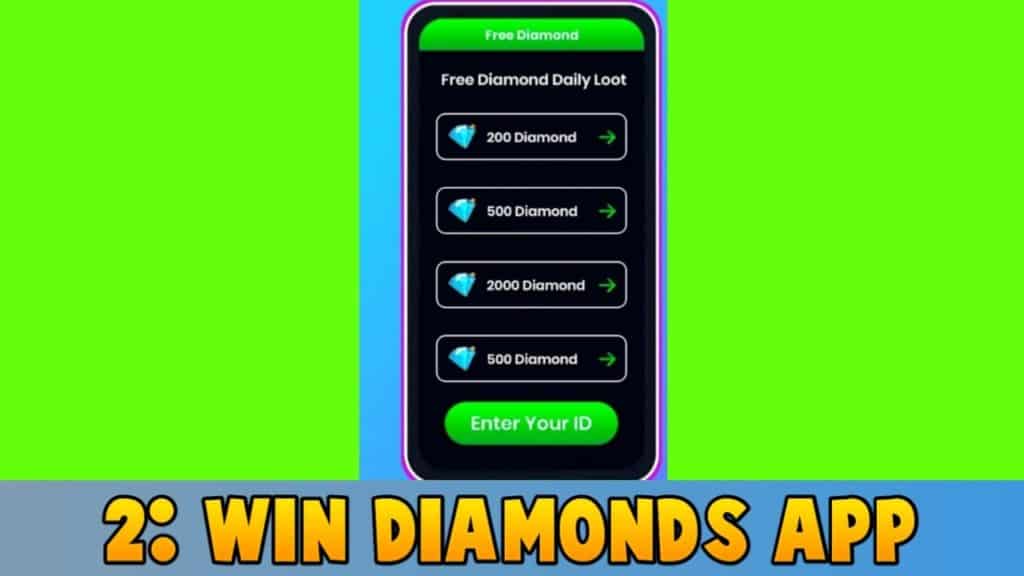 Diamonds hack trick 2 Win diamonds app