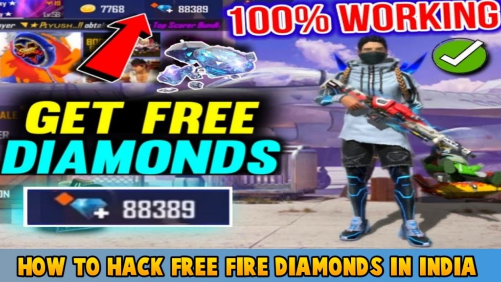 How to hack free fire diamonds in india