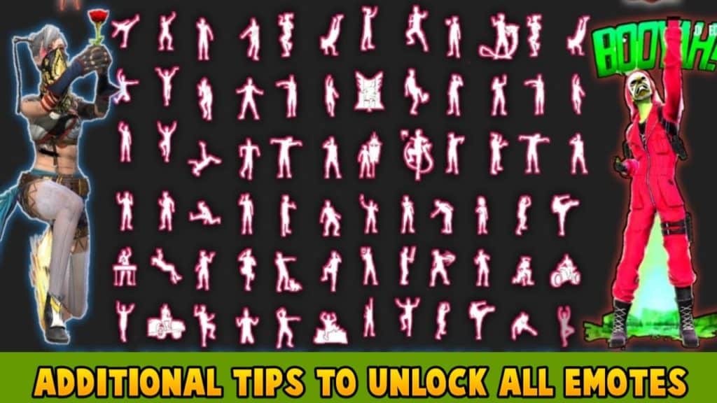 Additional tips to Unlock all emotes