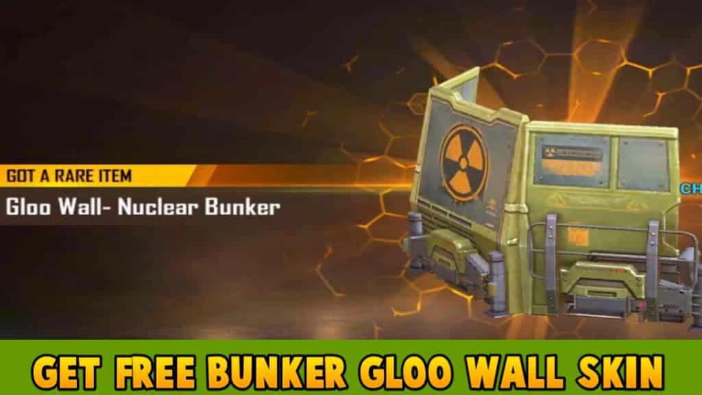 Get Free bunker Gloo wall skin