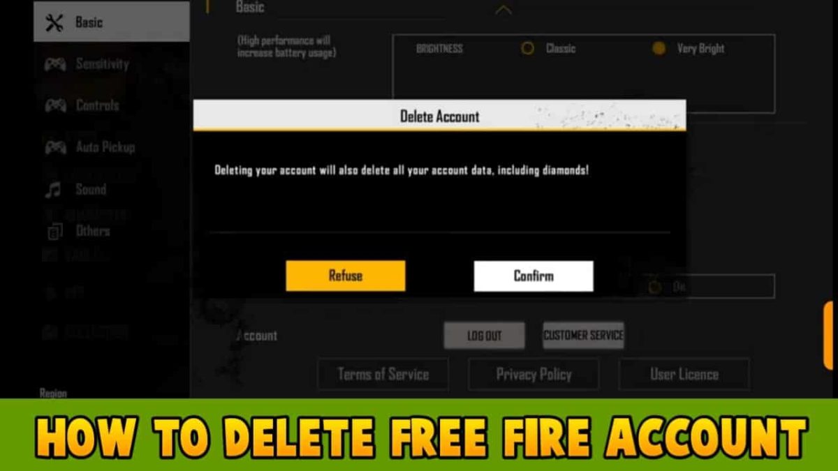 How To Delete Free Fire Account - POINTOFGAMER