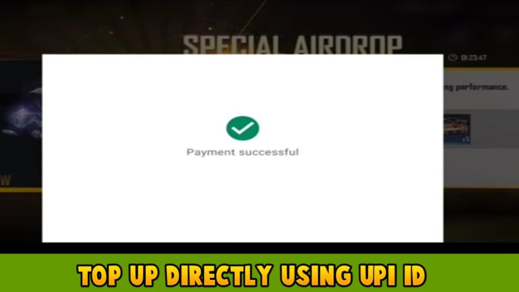 Top-up directly using UPI ID