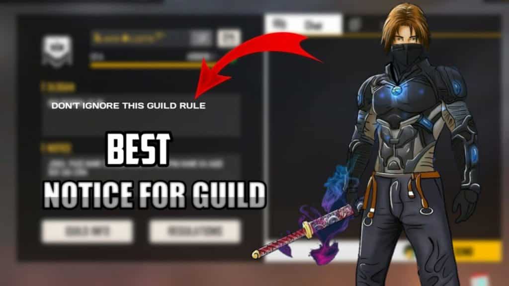 Best notice for free fire guild