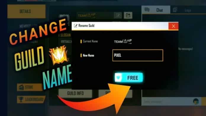 How To Change Guild Name In Free Fire